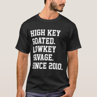 T-shirt Goated Since 2010 Funny 16 Birthday Sixteen