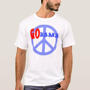 T-shirt GOBAMA avec le signe de paix Obama 2008