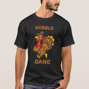 T-shirt Gobble Gang Turquie Trot Thanksgiving Day Run Matc