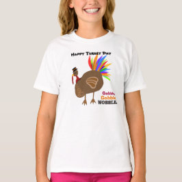 T-shirt Gobble Gobble Wobble Thanksgiving Homme Turquie