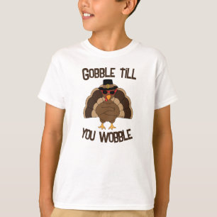 T-shirt Gobble jusqu'à ce que vous tourbillonnez la dinde 