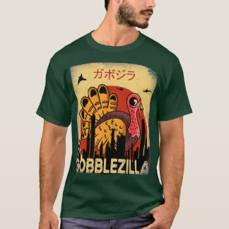 T-shirt Gobblezilla Turquie Thanksgiving (4)