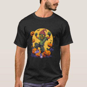 T-shirt Goblin Ghoul Demon Monster Déplaisant Jack-o'-lant