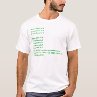 T-shirt GOD JESUS of LORD 8 faith
