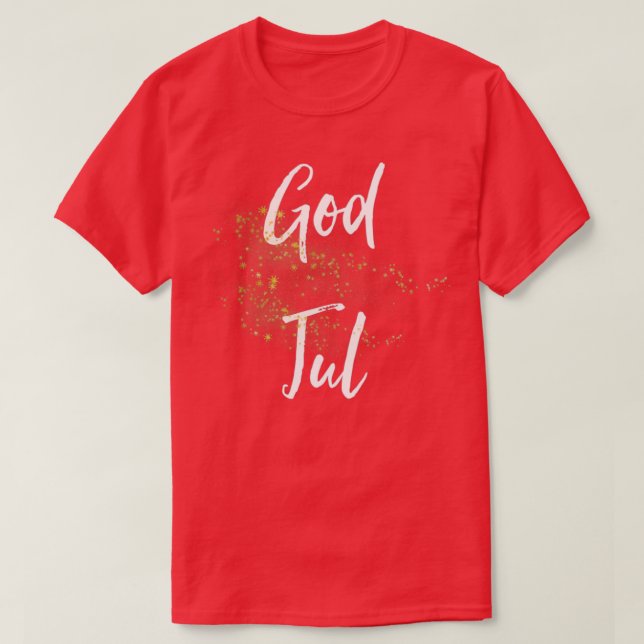T-shirt God Jul (Design devant)