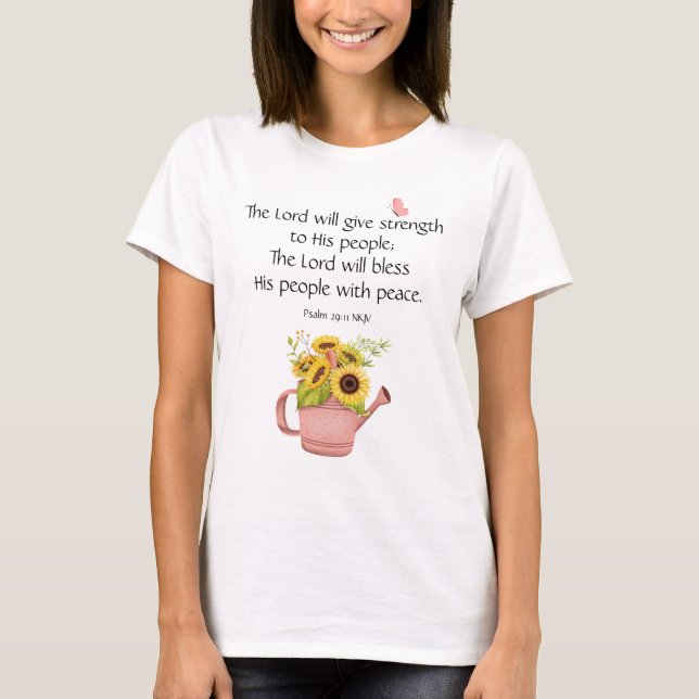 T-shirt God Lends Strength (Devant)