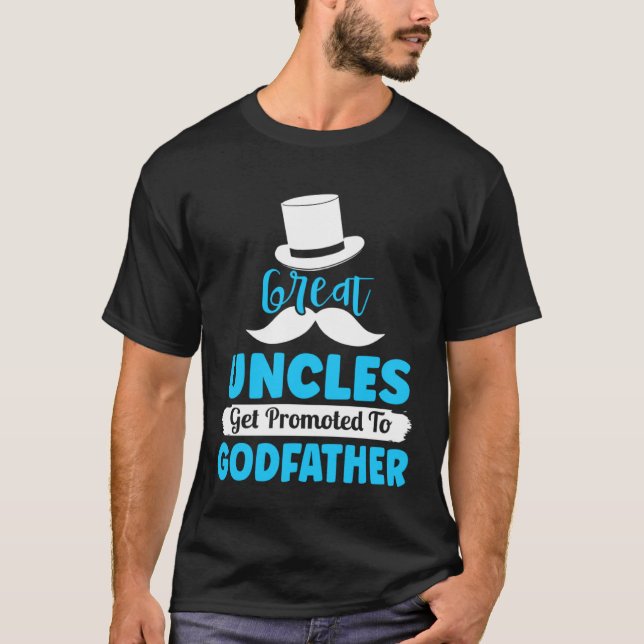 T-shirt Godfather Proposal Great Uncle Promoted to from Go (Devant)