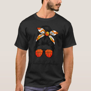 T-shirt Godmère classique Vie Messy Cheveux Bun Basketball
