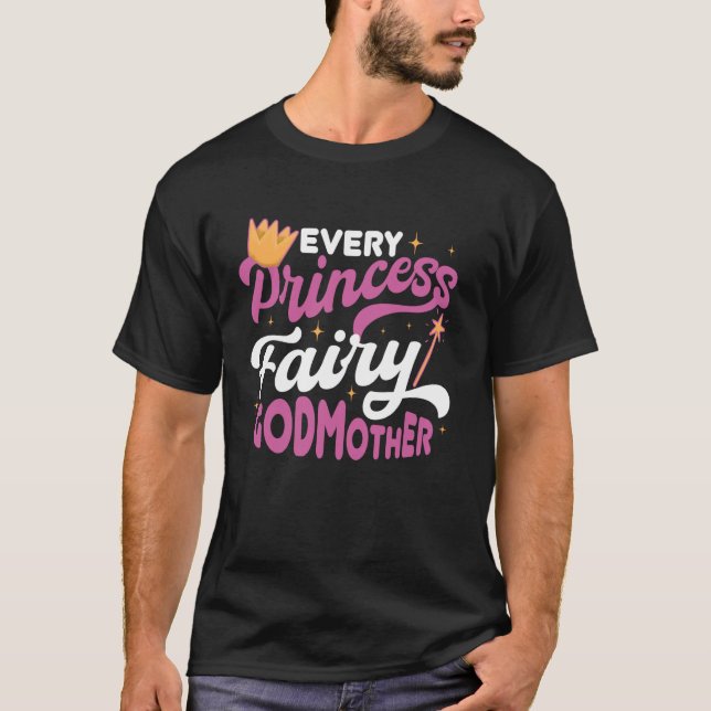 T-shirt Godmère Funny Godchild Godson Godgirl Godpar (Devant)