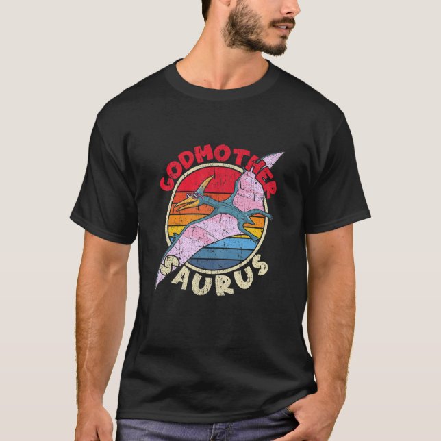 T-shirt Godmère Saurus I Pterodactylus I Famille Correspon (Devant)