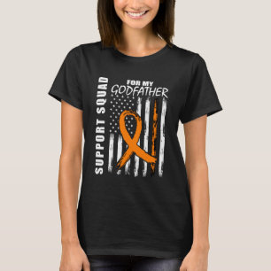 T-shirt Gofather Support Squad Leukemia Awareness USA Fla