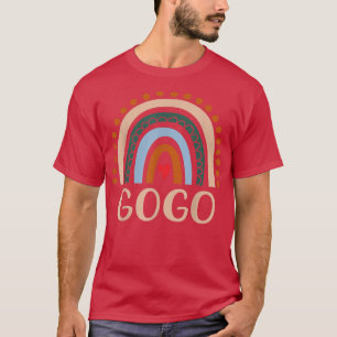T-shirt Gogo Arc-en-ciel Grand-mère mignonne Fête des mère