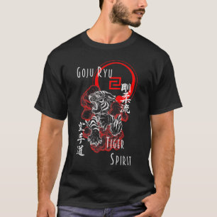 T-shirt Goju Ryu Karate Do Tiger Spirit Arts Martiaux Budo