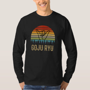 T-shirt Goju Ryu Karate Main Sunset Vintage Arts martiaux