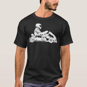 T-shirt Gokart Kart Pilote de course Karting Retro Don 3