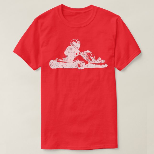 T-shirt GoKart Shirt Kart Racing GoCart Karting Hommes Enf (Design devant)