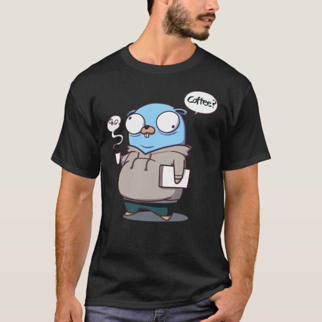 T-shirt Golang Gopher Developer et son Soul Classic T-Shi (Devant)