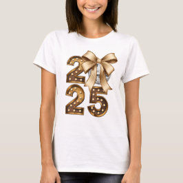T-shirt Gold Bow 2025