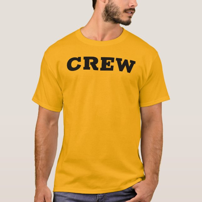 T-shirt Gold Double face Imprimerie Personnel Mens Moderne (Devant)