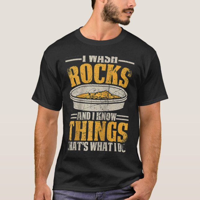 T-shirt Gold Prospector  Gold Miner Digger Treasure Huntin (Devant)