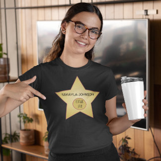 T-shirt Gold Star Hollywood Superlative