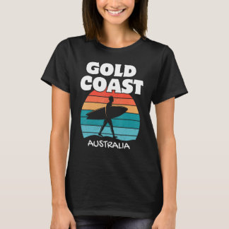 T-shirt GOLDCOAST AUSTRALIA Surf Retro Sunset Surf