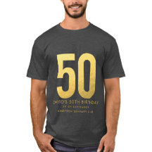 Golden 50e anniversaire de Mariage Parti personnal