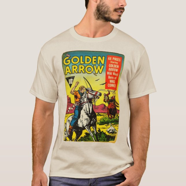 T-shirt Golden Arrow Western Comics des années 195 (Devant)