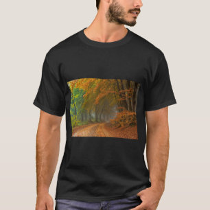 T-shirt Golden Autumn Forest Scene Tee