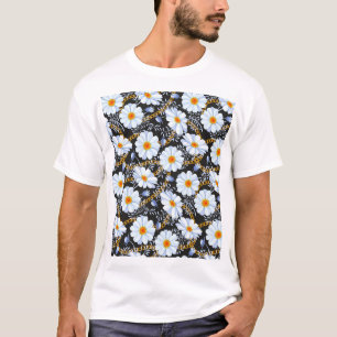 T-shirt Golden Baroque : Floral Chain Texture