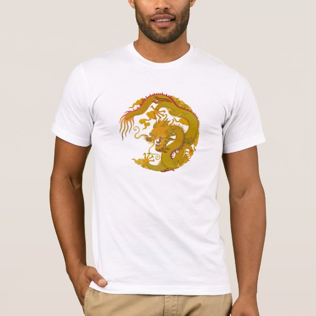 T-Shirt Golden Dragon (008) (Devant)