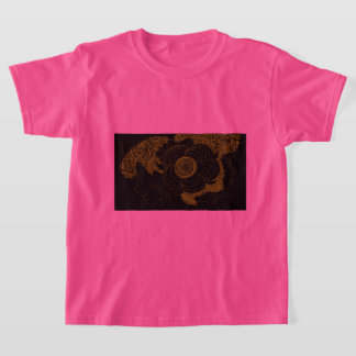 T-shirt Golden Flower Women Latte Mug