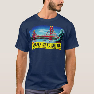 T-shirt Golden Gate Bridge San Francisco dans les années 1