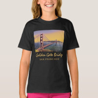 Golden Gate Bridge San Francisco Peinture Vintage