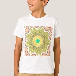T-shirt gOLDEN JAUNE motif tribal d'origine africaine