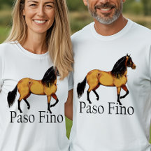 Golden Paso Fino Horse Illustration Equestre