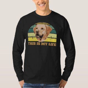 T-shirt Golden Retrieve Retro Labrador Retriever Mum Golde