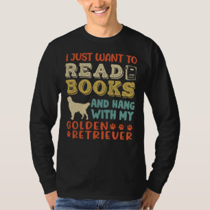 T-shirt Golden Retriever Chien Papa Maman Livre
