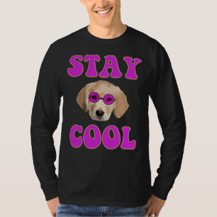 T-shirt Golden Retriever chien rester Cool