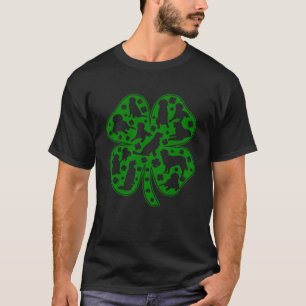 T-shirt Golden Retriever Chien Shamrock Saint Patricks Jou