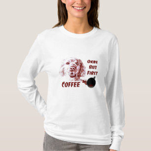 T-shirt Golden Retriever D'accord Mais Premier Amoureux de