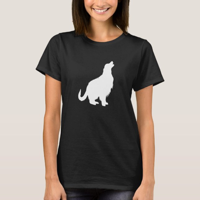T-shirt Golden Retriever Dog  Mom Dad Pet Cute  Puppy (Devant)