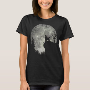 T-shirt Golden Retriever Et Lune Halloween Classic Monste