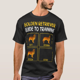 T-shirt Golden Retriever Guide Pour L'Entraînement Obedien