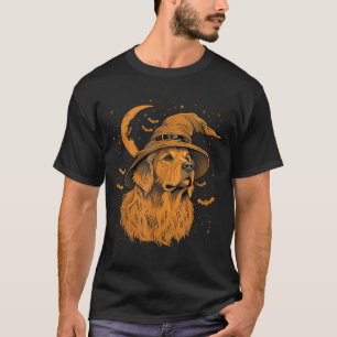 T-shirt Golden Retriever Halloween Chien Maman Drôle Sorci