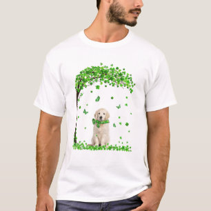 T-shirt Golden Retriever Jour de la Saint Patrick Lover Ir