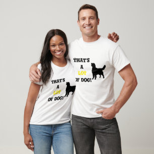 T-shirt Golden Retriever Lot de chien