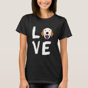 T-shirt Golden Retriever Love Chien
