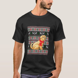 T-shirt Golden Retriever Lover Noël Famille Correspondance