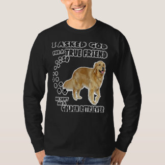 T-shirt Golden Retriever Maman Papa Costume mignon